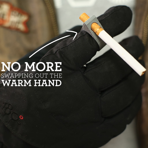 Cigarette Glove Clip 3D model