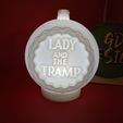 IMG_20231223_122723589.jpg Lady And The Tramp Disney CHRISTMAS ORNAMENT TEALIGHT