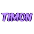 TIMON.STL Tim Timo Timon LED illuminated letters 3 names