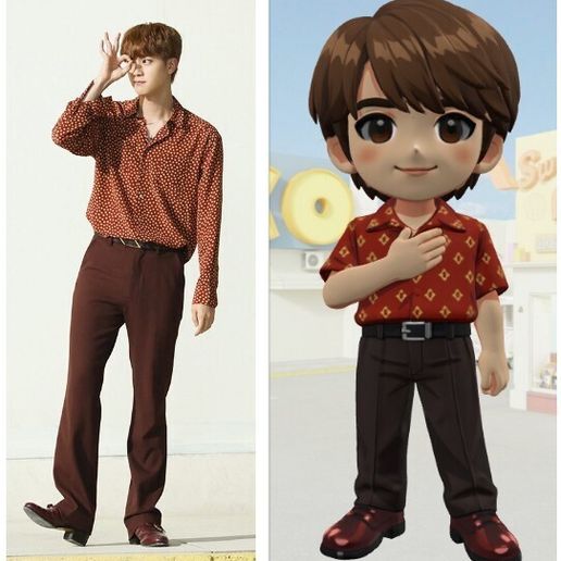 👾 BTS JIN Figure – 3D Print STL (Dynamite Inspired, Kim Seok-jin