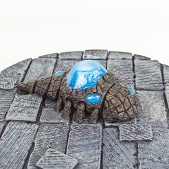 p4.jpg STL file Flexi print-in-place crystal lizard・Model to download and 3D print