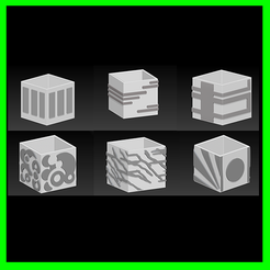 pote.png 3D file Kit 6 Pot for all types of use・Model to download and 3D print