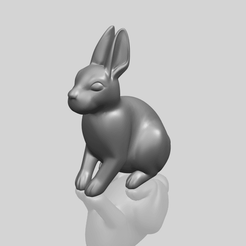 TDA0755_Rabbit_03A00-1.png Télécharger fichier 3D gratuit Lapin 03 • Modèle pour imprimante 3D, GeorgesNikkei