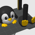Capture2.png Cute Penguin Tissue Paper Roll Holder:Multi-Color