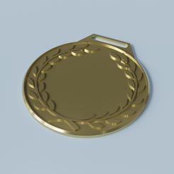 1.png STL file CHAMPION MEDAL TO PERSONALIZE・3D printing idea to download