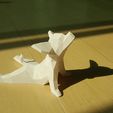 chi07.jpg Low Polygon Chihuahua dog model 3D print model 3D print model