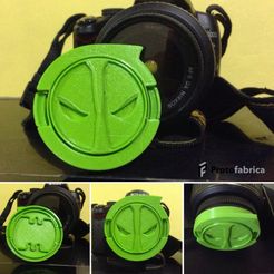 Batch_6_4.jpg Файл STL Custom DSLR Lens Cap - Deadpool Logo・Дизайн 3D принтера для загрузки