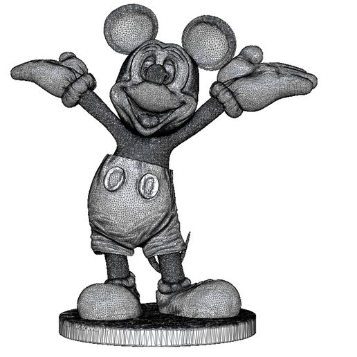 Wire-1-1080.jpg Mickey Mouse.3D druckbar.STL.
