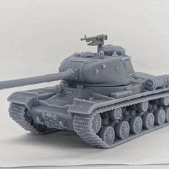 IS-2-2.jpg Datei 3D IS-2 Schwerer Panzer (UdSSR, WW2)・Modell für 3D-Druck zum herunterladen