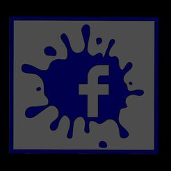 logo_facebook.JPG Free STL file logo facebook・3D printer model to download, nono3228