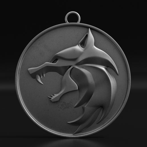 RENDER 03.jpg Medalhão de The Witcher