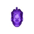 124. Stalker V2.obj Testa di Dreadlock Stalker per figure d'azione
