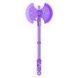 S0094-bull_axe_2h.stl Armes du Minotaure 2H (échelle 1/18)