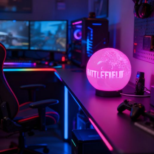 Product-in-Gamer-Roo-1-Copy.jpeg 🎮 Battlefield 6 & Call of Duty Lithophane Globe Set | STL Files | Separate Base + Globe | Fits 001 Puck Light | Commercial Licence