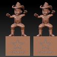 bnbn.jpg NFL - Dallas Cowboys football mascot statue - 3d Print