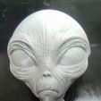 Alien-C_3.jpg 👽 Classic Grey Alien Bust C - Detailed  Model 🛸
