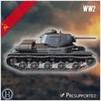 5.jpg KV-13 1942 原型中型坦克 - 苏联军队 第二次世界大战 东部前线 RPG 迷你爱好