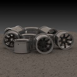 R14_all.jpg STL file RS WATANABE R14 set・Model to download and 3D print