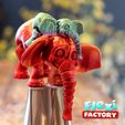 Dan-Sopala-Flexi-Factory-Elephant_02.jpg Файл STL Милый слоненок из цирка с флекси-принтом・Дизайн для загрузки и 3D-печати