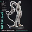 tall-man-4.jpg Slender man - Cryptid - PRESUPPORTED - 32mm Scale - Slenderman D&D Style