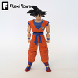 Flexi-Town-Goku,-I1.png Flexi Goku, Kakarot, Dragon Ball Z Collection, figurine articulée, 3mf inclus