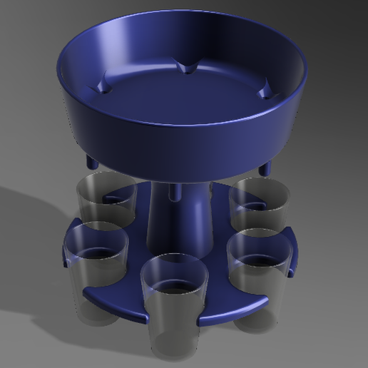 Shot Glass Speed Filler 3D model