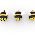 5.png Low Poly Bee Cartoon Expressions - Happy, Sad, Angry