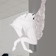 pegasus-6.png Pegasus horse with wings wall art decor STL