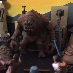 rawr.jpg Archivo STL gratis Rancor (Escala de la Legión de Star Wars)・Plan imprimible en 3D para descargar