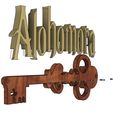 Alohomora-Keychain-Parts.jpg Alohomora Wall Keychain