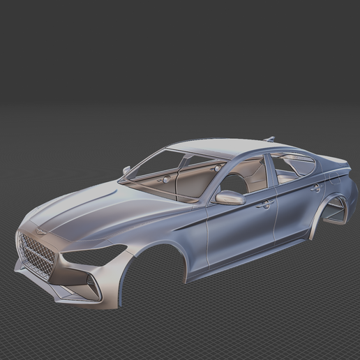 Genesis Modified Car Body 3D Model