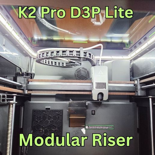 🧞‍♂️ K2 PRO D3P RISER LITE・ 3MF File for 3D printing・Cults