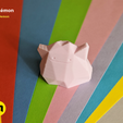 IMG_20200218_124455.png Archivo 3D Colección Pokemon Low Poly 151・Design para impresora 3D para descargar