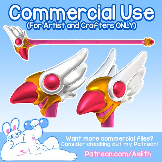 AelithArt's Ultimate Anime Accurate Clow Wand