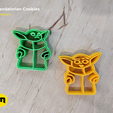 IMG_20191206_153224.png Fichier STL Découpeur de biscuits pour bébé Yoda Mandalorian・Modèle à imprimer en 3D à télécharger