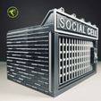 etetetet eee ttt ttt STL file The Social Cell - Smartphone Jail Cell, Phone Storage・3D printer design to download