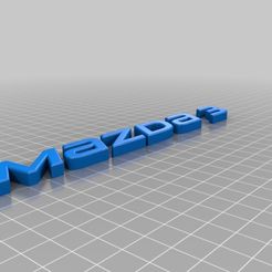 692f7bbd0f6e297edbe044035d12676d.png Free 3D file MAZDA 3 emblem for models 2014 to 2018・Template to download and 3D print, LUXTRAZO