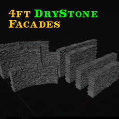 4ftDryStoneFacades.png 4ft DryStone Facades in HO Scale