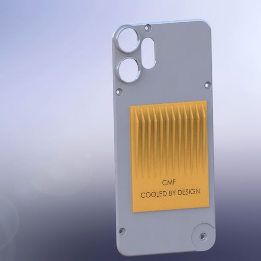 THRM-FINX – Passive Thermal Add-on for CMF Phone 2 Pro - 3D model önizlemesi