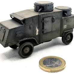US_Armored_Car_01c.jpg 3D file WW1 US Armored Car Jeffery Clean & Destroy - Files Pre-supported・3D print object to download