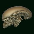 for-renderhub.jpg Xenomorph Alien biomechanical head