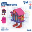 NICO-CASITAS_Mesa-de-trabajo-1.jpg monster house collectible model to assemble 002 pink