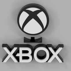 Xbox-negro.png Xbox Sign / Xbox Signboard