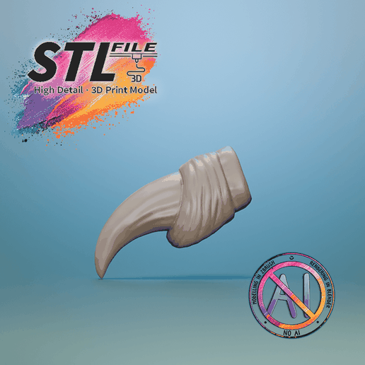 Dragon thumb claw – STL