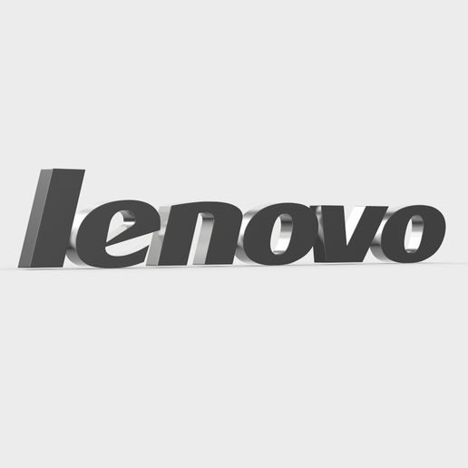 lenovo logo - 3D model önizlemesi