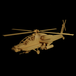 1a.png Helicopter military ah-64 apache miniature