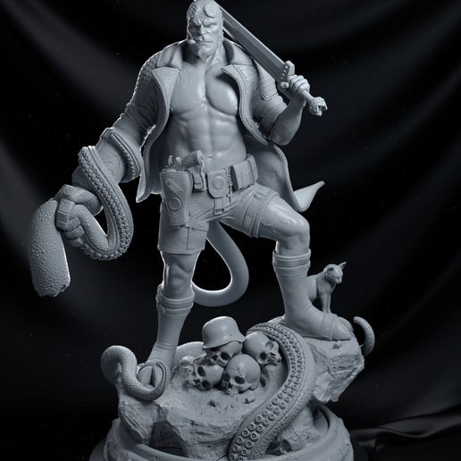turino-3d-max-06.jpg Descargar archivo Hellboy 3d Model BPRD Comics • Diseño imprimible en 3D, carlos26