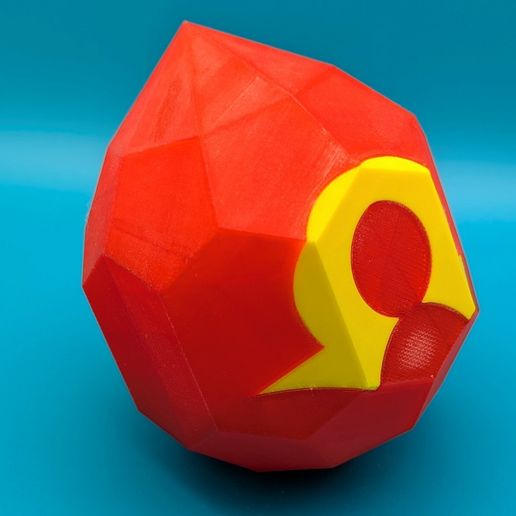 🐉 Pokemon Omega Ruby Red Orb・ STL File for 3D printing・Cults