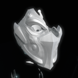 Untitled_Viewport_006.png Hawkeye: Binary Arrow Mask Marvel Rivals (STL file)