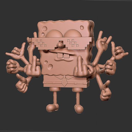 zbrush.jpg haughty SpongeBob